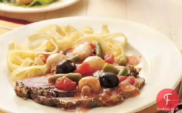 Arrosto di groppa italiano a cottura lenta