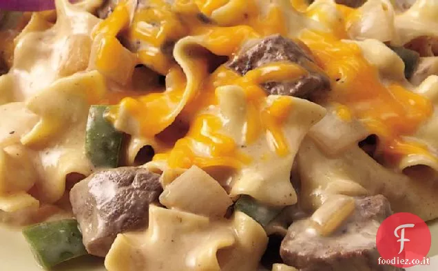 Philly Cheesesteak Casseruola