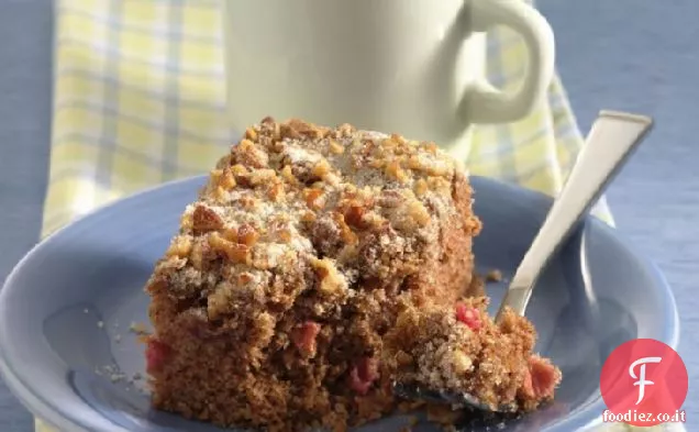 Torta di spezie al rabarbaro