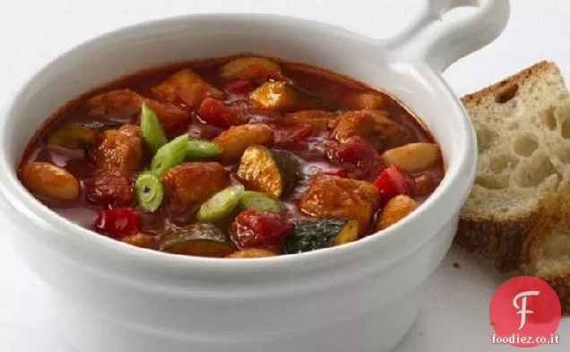Peperoncino di Pollo e Fagioli Cannellini