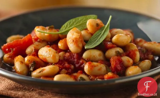 Cannellini con Pomodoro e Salvia