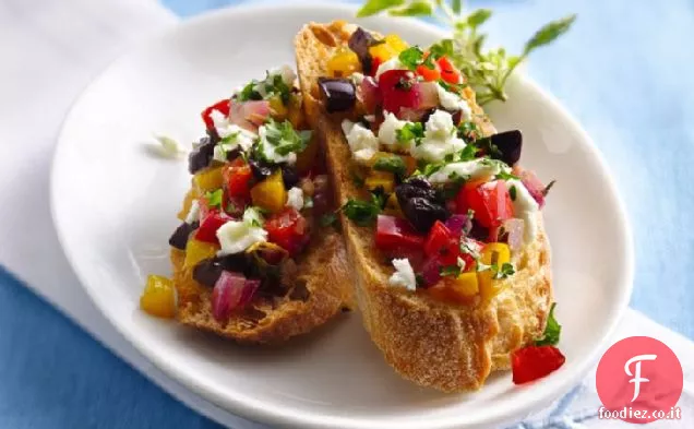Bruschetta in stile ateniese