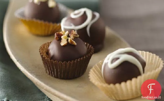 Tartufi di cioccolato succulenti