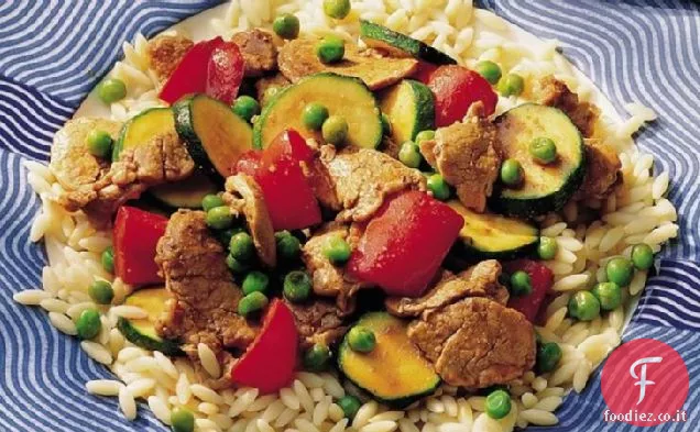 Salsa di maiale e fagioli neri