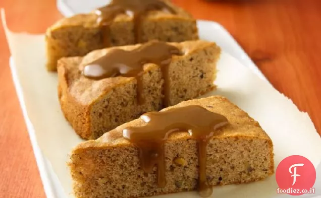 Torta di spezie glassata al caramello