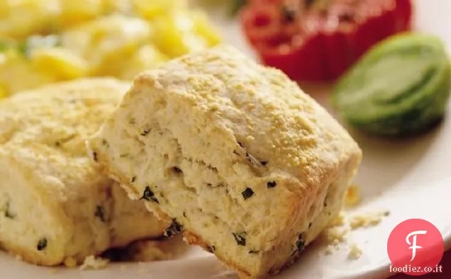 Biscotti alle erbe di Parmigiano
