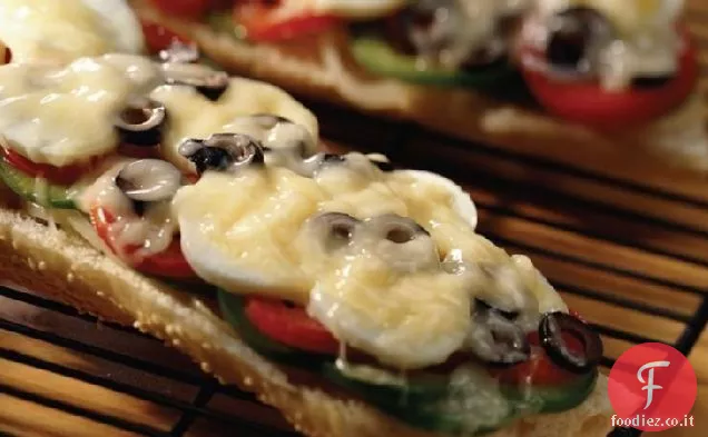Pizza di pane francese Niçoise