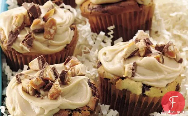 Snickers™ Cupcakes al cioccolato