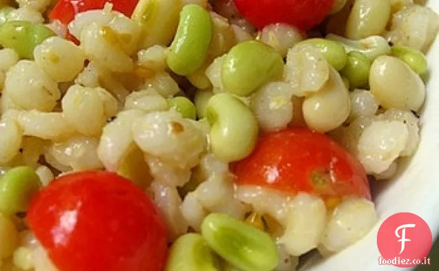 Insalata di piselli e pomodori