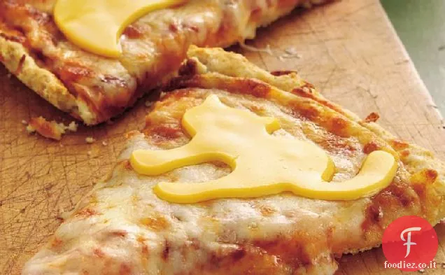 Pizza al formaggio preferita dalla famiglia