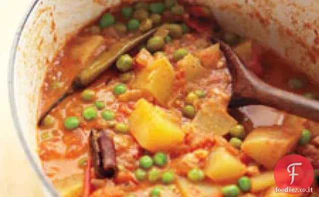 Curry di piselli e patate
