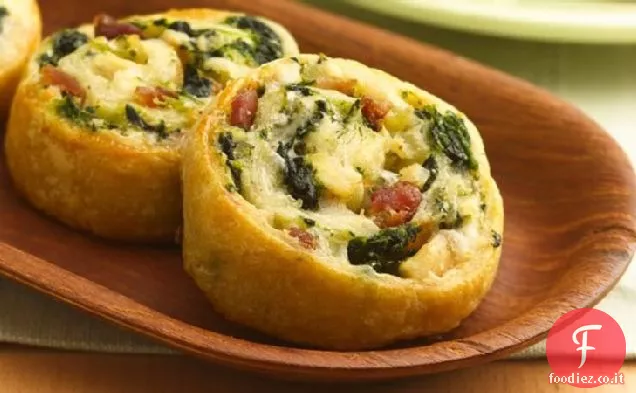 Girandole di spinaci di pollo ‘n formaggio