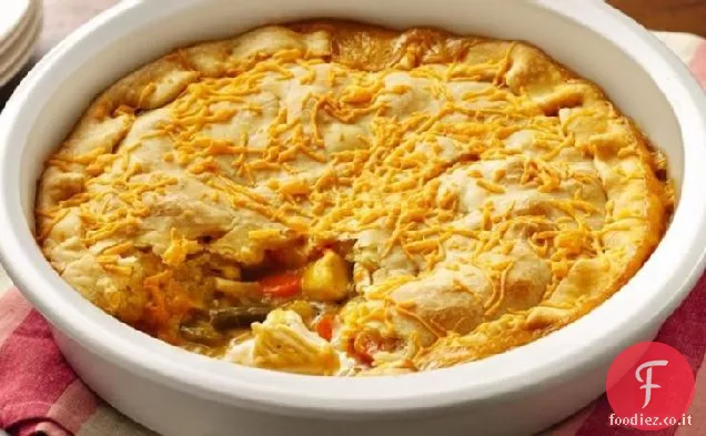 Torta di pollo di formaggio