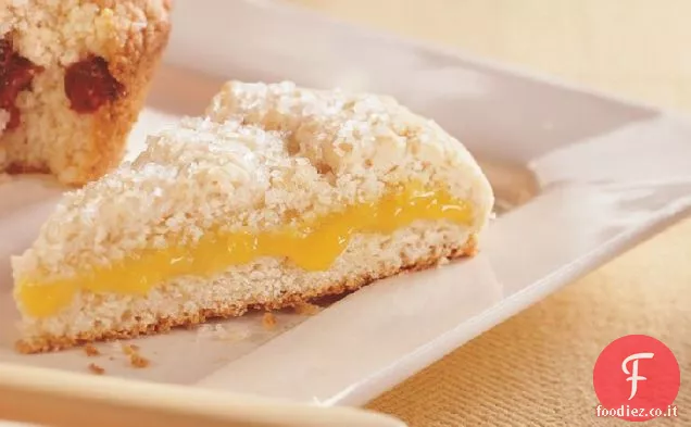 Focaccine fresche di zenzero ripiene di limone
