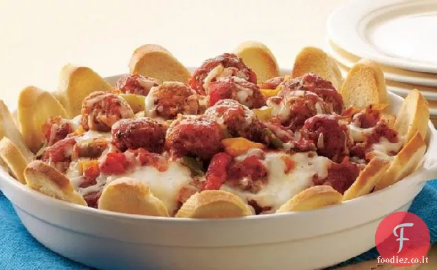 Casseruola di sandwich di polpette