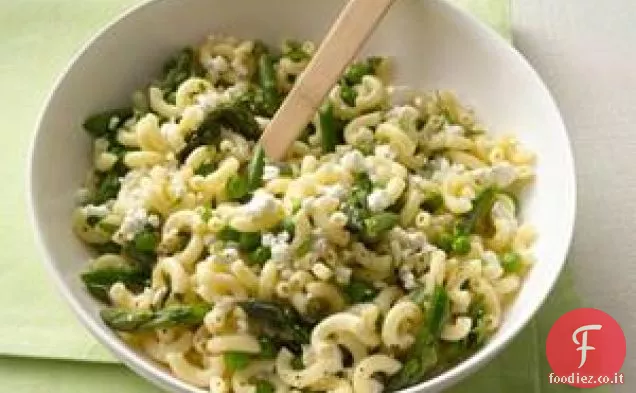Insalata di maccheroni con asparagi, piselli e Feta Ricetta