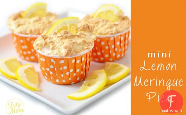 Mini Crostate di Meringa al limone