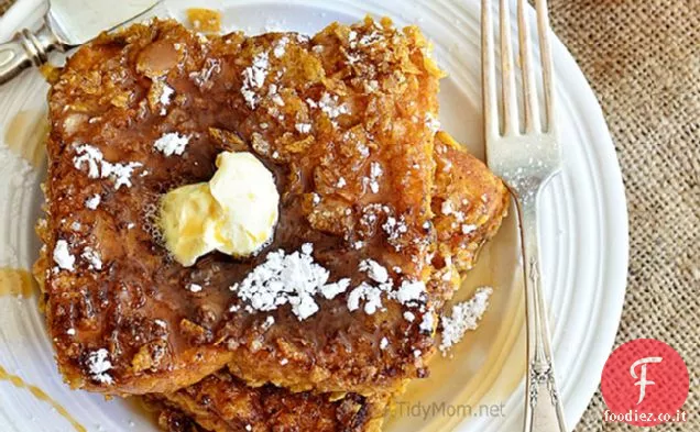 Pancetta fritto croccante rivestito French Toast