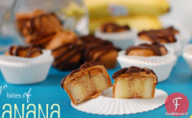 Burro di arachidi congelato Morsi di banana