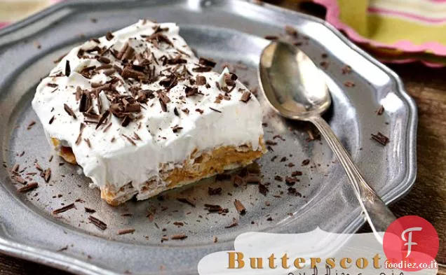 Torta di budino al burro