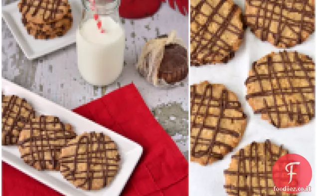 Biscotti di farina d'avena al cioccolato