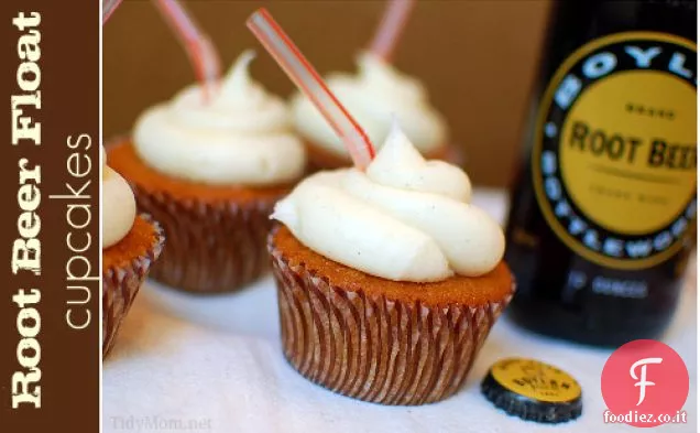 Radice di birra galleggiante Cupcakes