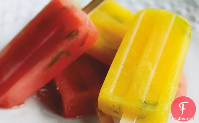 Giallo anguria e menta Pops