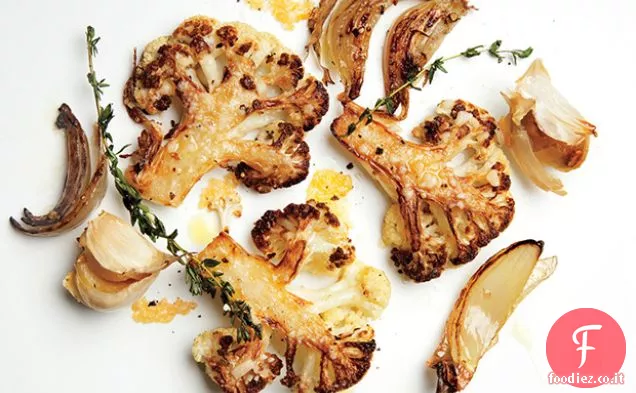 Cavolfiore arrostito al parmigiano