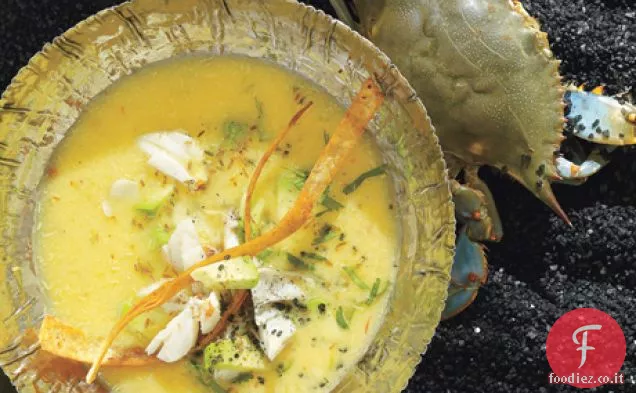 Zuppa di lime e granchio