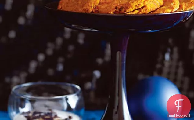 Patatine di patate dolci di formaggio