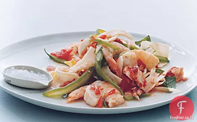 Insalata di mare con Finocchio e Fagiolini