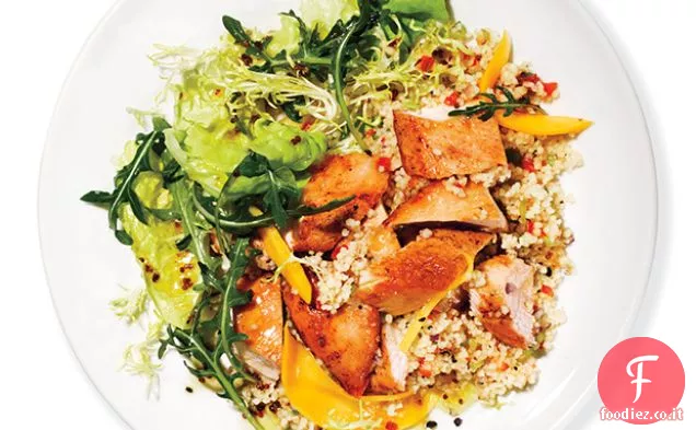 Insalata di pollo al mango con Couscous