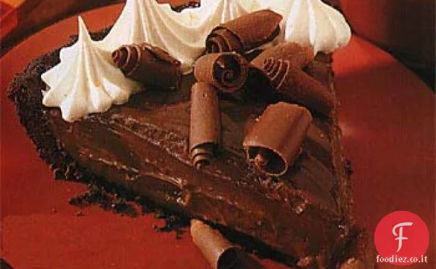 Torta al cioccolato con fondo nero