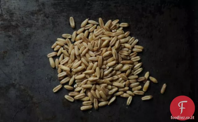 Piselli Porridge caldo (Risotto di avena con piselli)