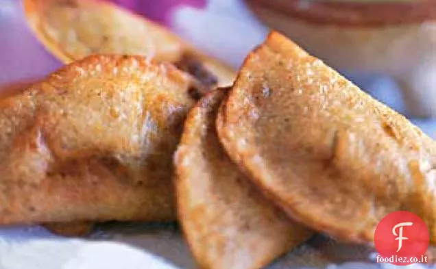 Quesadillas fritte con due ripieni