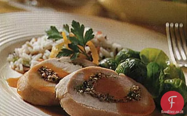 Involtino di tacchino al forno