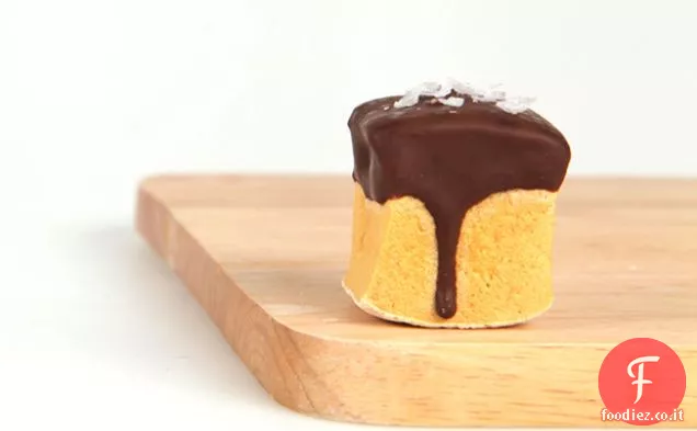 Marshmallow al caramello salato al cioccolato