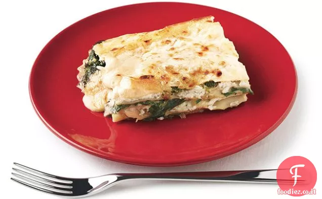 Lasagna di Spinaci, Pesto e Fontina