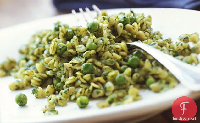 Orzo con Pesto e Piselli