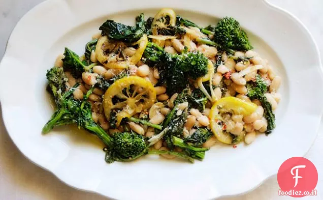 Fagioli Bianchi con Broccoli Rabe e Limone