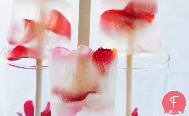 Prosecco-Rose Petal Pops