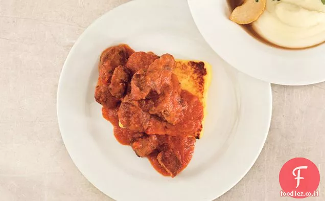 Spalla di Maiale Brasata al latte con Gnocchi di Semola