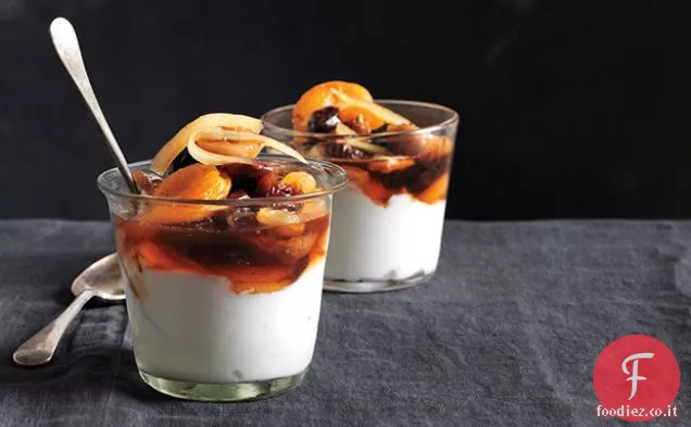 Composta di frutta secca con sciroppo di zenzero