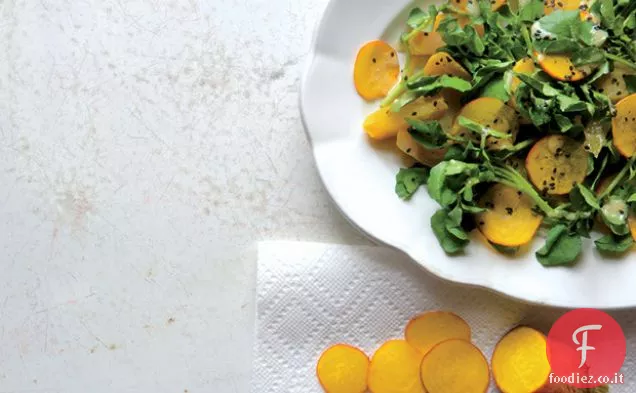 Insalata di barbabietole con Miso e Sesamo nero