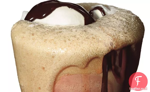 Stout galleggia con sciroppo di cacao