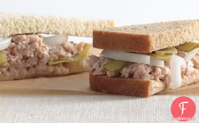 Panini al prosciutto e sottaceti alla diavola