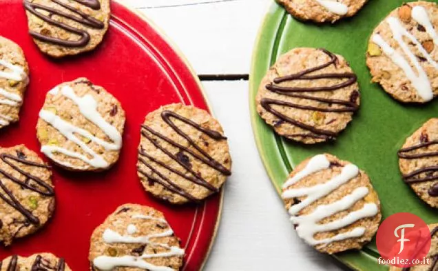 Biscotti al pistacchio Mirtillo Farina d'avena Ghiacciaia