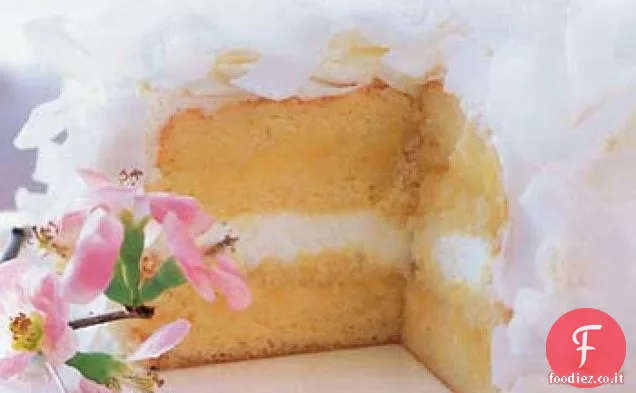 Torta di ananas al cocco