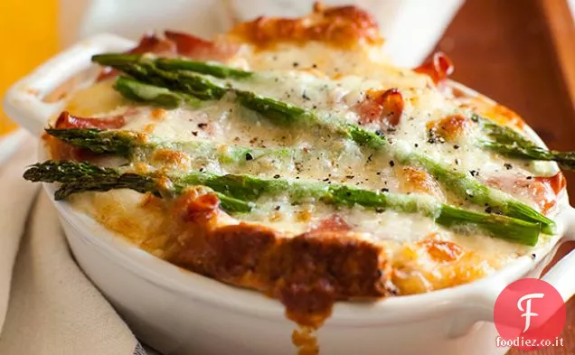 Overnight Strati di uova e formaggio