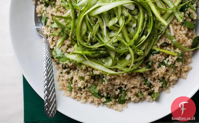 Insalata di Quinoa e asparagi con Vinaigrette di Mimosa